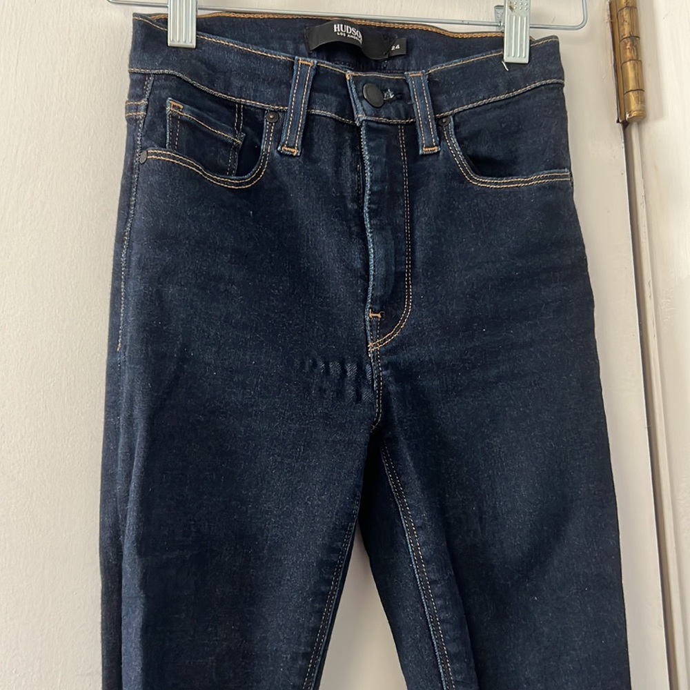 Hudson Dark Wash Classic Super Skinny Jeans